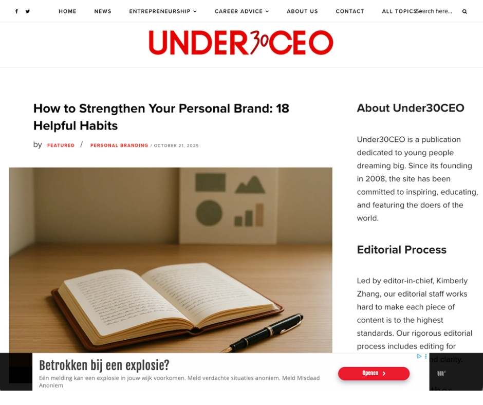 How to Strengthen Your Personal Brand — 18 Helpful Habits